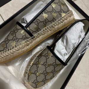 Women's Pilar GG Supreme Canvas Espadrille Flats